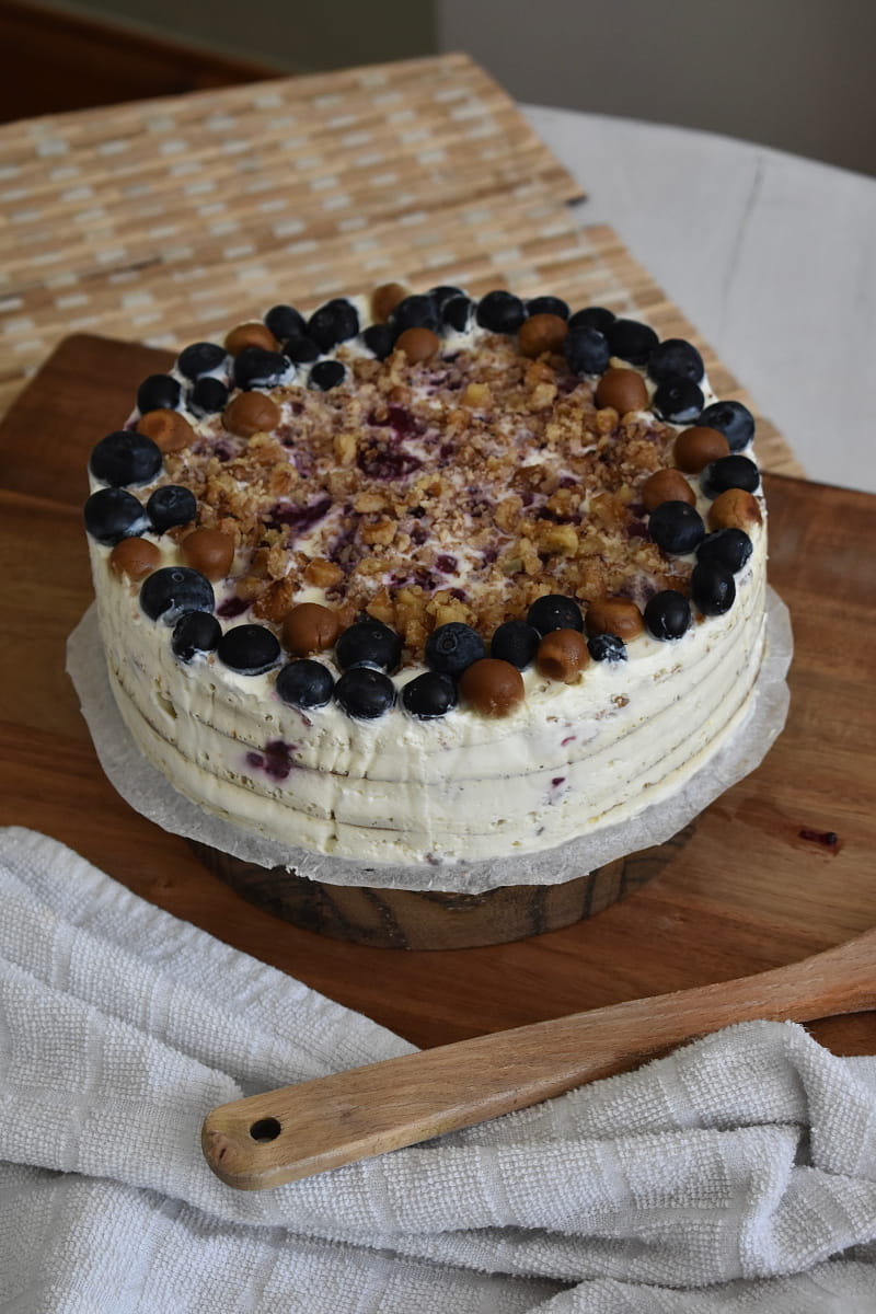 Blueberry Biscuit Cake 