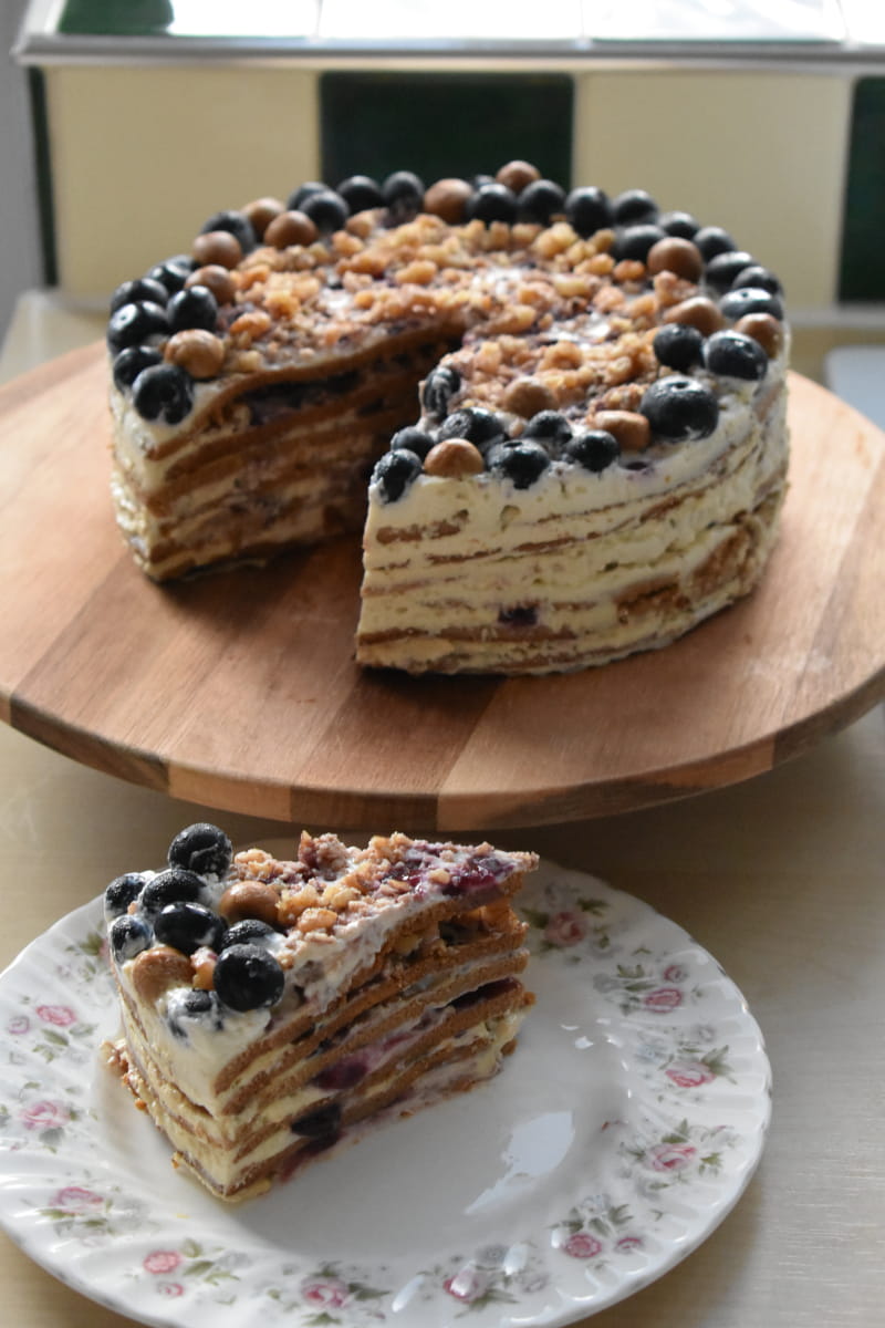 Blueberry Biscuit Cake